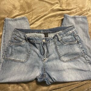 Lane Bryant Light Blue Capri